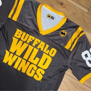 Buffalo Wild Wings Employee Uniform Jersey Shirt Size Medium Used Once Football